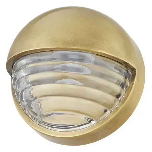 Modernistyczna lampa ścienna Palais QN-PALAIS-WS-VBS LED 9W 3000K mosiądz