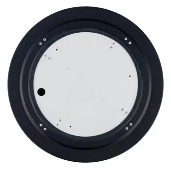 Okrągła lampa sufitowa Arena z czujnikiem ruchu czarna