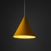 Stożkowa lampa wisząca nad stół CONO 10077 żółty