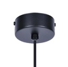 Lampa wisząca Savoy K-4921 szklana kula biała czarna