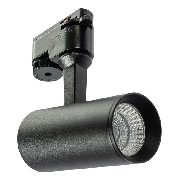 Lampa szynowa jednofazowa Kirke AZ4656 LED 10W 3000K tubka czarna