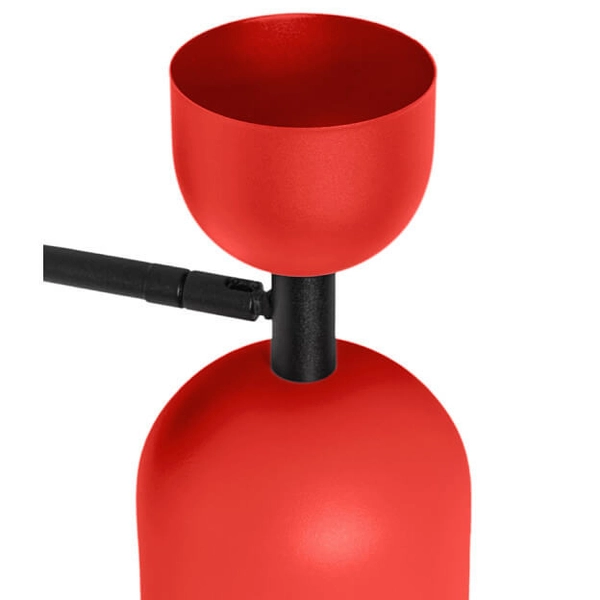 Jadalniana lampa ścienna Supuru SUK11220 czerwona pomarańczowa