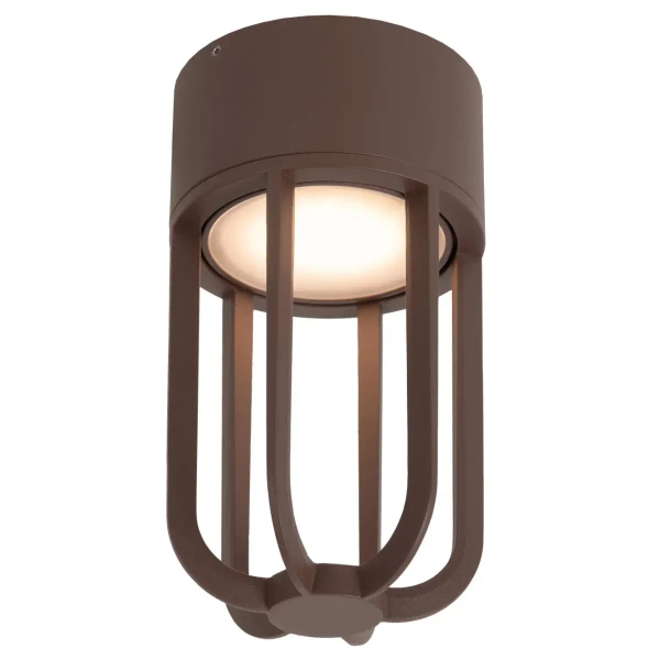 Tarasowa lampa sufitowa Wells 33807/08/97 LED 8W 2700K IP54 brązowy