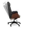 Ergonomiczny fotel biurowy Admiral KH1501100303 ekoskóra czarny