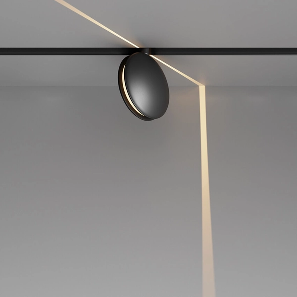 Magnetyczna lampa sufitowa Outline TR090-2-6W3K-B LED 6W 3000K okrąg czarny