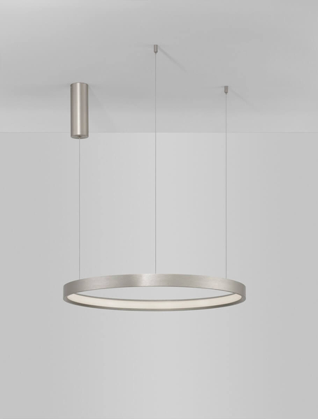 Pierścieniowa lampa wisząca ZACAPU LE42791 Luces Exclusivas LED 42W 3000K srebrna