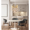 Wisząca lampa z kryształkami Queena 64138HG do kuchni nad stół złota