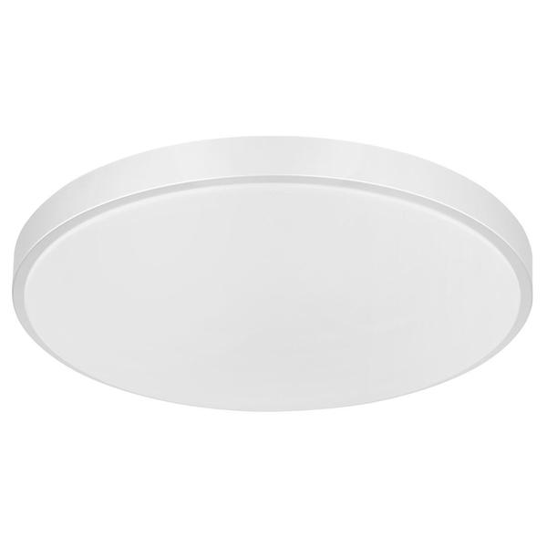 Minimalistyczna LAMPA sufitowa SONNY 41586-24 Globo okrągła LED 24W 2700K - 6000K do salonu srebrna