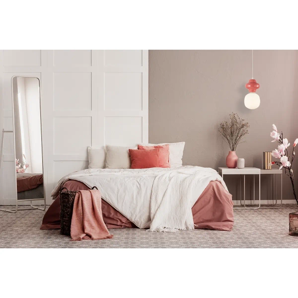 Salonowa lampa zwisająca Latera PND-94331-1L-RED ceramika czerwony