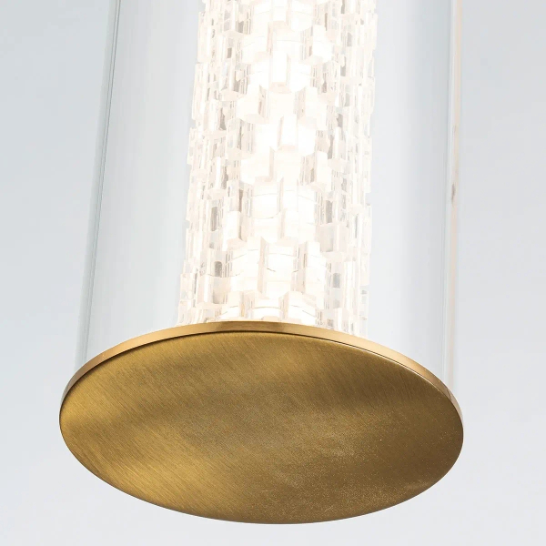 Łazienkowy kinkiet tuba Espada QN-ESPADA-1W-BG LED 18W 3000K IP44 złoty