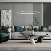 Lampa wisząca pierścieniowa Saturno ML8865 Milagro LED 65W 4000K ring IP44 złoty