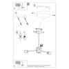 Minimalistyczny żyrandol salonowy SL.1021 lampa czarna