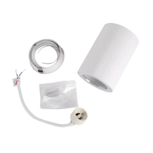 Downlight LAMPA sufitowa BEMOL 03537 Ideus natynkowa OPRAWA metalowy spot tuba biała