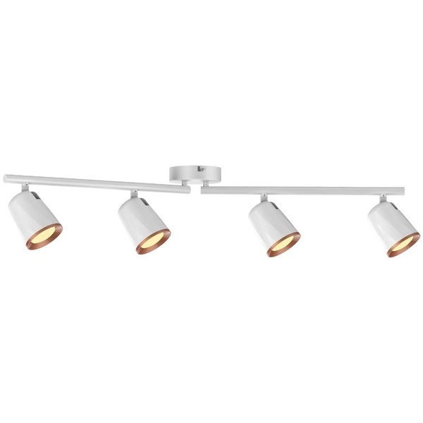 Sufitowa LAMPA plafon SOLANGE 5048 Rabalux metalowa OPRAWA reflektorki LED 24W 3000K regulowane białe złote