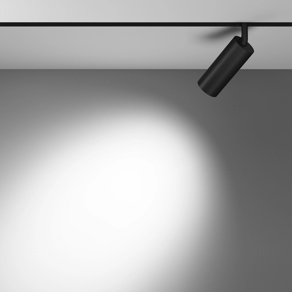 Lampa magnetyczna do szynoprzewodów Focus TR032-4-12WTW-S-DD-B LED 12W 6000K czarna