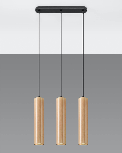 Wisząca LAMPA loftowa SL.0638 loftowa OPRAWA zwis tuby brązowe