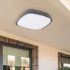 Zewnętrzna LAMPA sufitowa AUSTIN 8797 Rabalux tarasowa OPRAWA plafon LED 20W 4000K kwadratowy outdoor IP65 antracyt