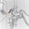 Klasyczna lampa wisząca Finsbury 73598 na łańcuchu świecznikowa srebrna