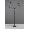 Sypialniana lampa podłogowa VANTOS DL532412400 Trio metalowa czarna