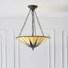 Lampa wisząca na łańcuchu Dark star 70754 szklana witrażowa kolorowa