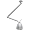 Industrialna lampa wisząca Zyta AZ2298+AZ2593 metalowa do holu aluminium