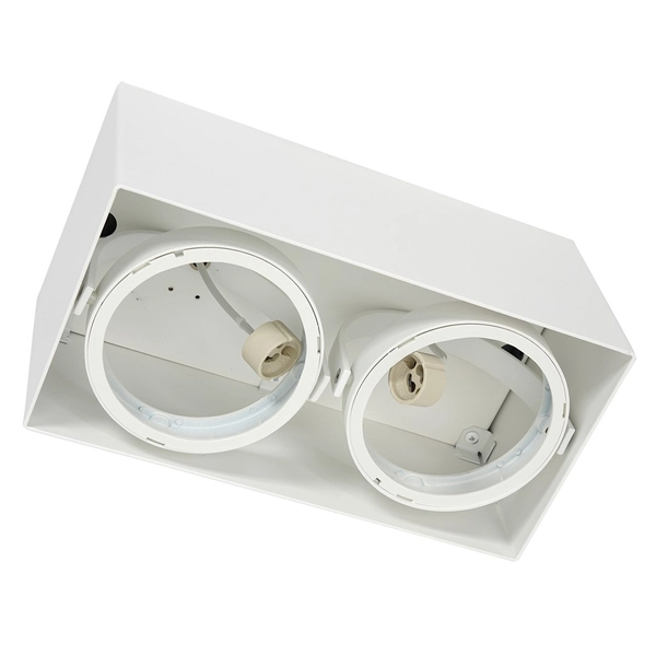 Punktowa lampa sufitowa Plaza ML4745 biały downlight do jadalni