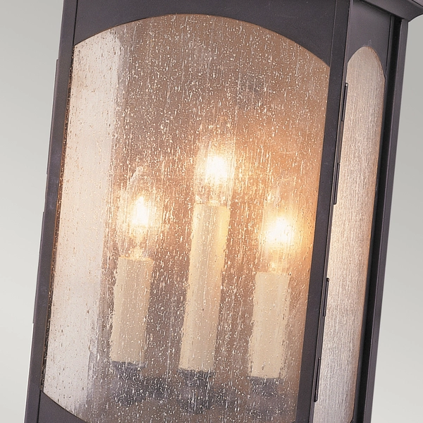 Kinkiet elewacyjny QN-MARKET-SQUARE-L latarenka brązowa