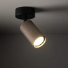 Regulowana sufitowa lampa Tune 16146 tubka żebrowana brązowy