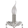Ścienna lampa AURORA 21-96121 pałacowa z kryształkami glamour chrom