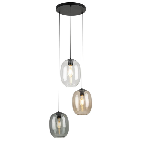 Kaskadowa lampa wisząca Elio 5973 do sypialni bańki multikolor