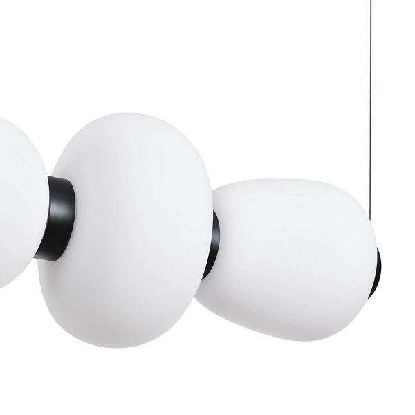 Lampa wisząca BRILLA ST-CP241210-6L BLACK WHITE LED 69W 3000K czarny biały