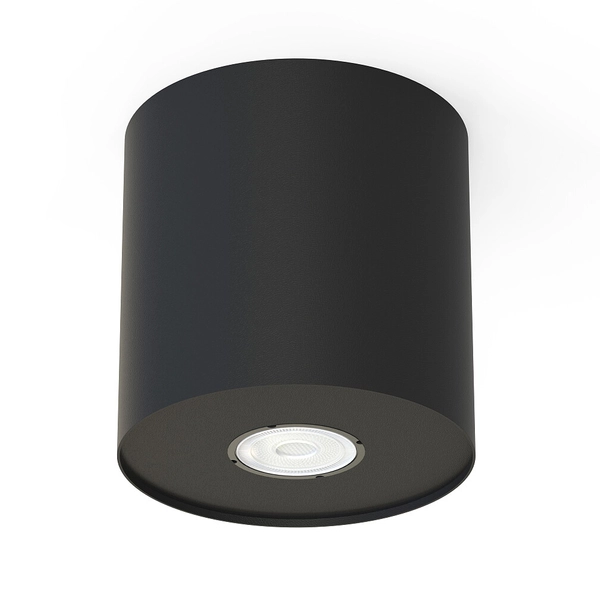 Sufitowa lampa tuba Point 7602 czarny downlight do garderoby