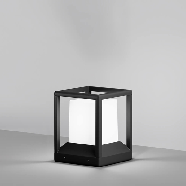 Ogrodowa lampa stojąca Trim O455FL-01GF1 Maytoni IP65 loftowa grafitowa