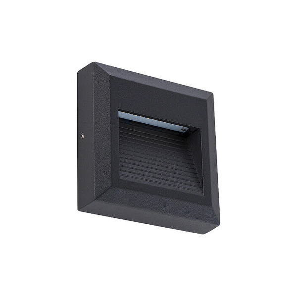 Elewacyjna lampa podtynkowa SIDEWALK 8148 LED 1,6W 3000K IP54 czarna