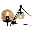 Loftowa lampa wisząca Astrifero ST-9047-10 amber Step molekuły czarna