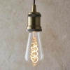 Żarnikowa żarówka gruszka Twist E27 107771 LED 4W 2200K przezroczysta