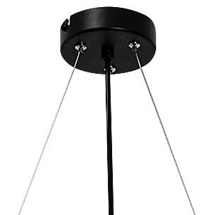 Minimalistyczna LAMPA wisząca RENATA 5082 Rabalux okrągły metalowy ZWIS nowoczesny czarny