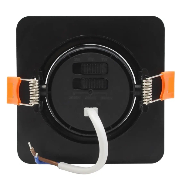 Sufitowa lampa wpuszczana PLUS LP-1506/1RS BK Square LED 3-7W CCT czarna