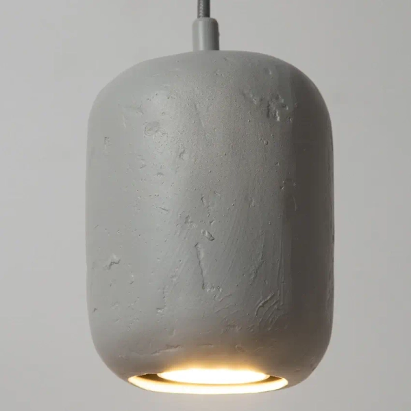 Lampa wisząca do jadalni Olo 2 41414 ceramiczna kulista szara