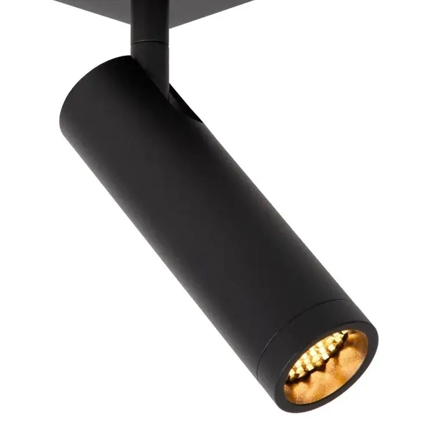 Metalowa lampa sufitowa Gardo 22974/01/30 Lucide regulowana czarna
