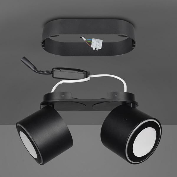 Lampa nasufitowa TAURUS 652910232 Trio LED 5W 3000K do jadalni czarna