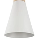 Lampa wisząca Bicones P359-PL-01-W Maytoni stożkowa drewno biała