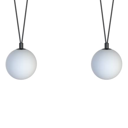 Lampa wisząca nad stół kule Sling 10354 Nowodvorski designerska biała