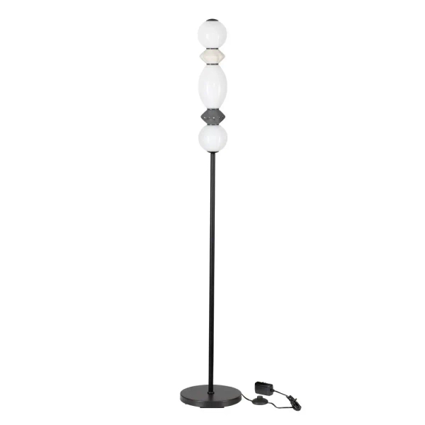 Stojąca lampa do salonu MONRETA LE45237 LED 16W 3000K ceramiczna biała