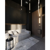 Zwisowa lampa designerska ALHA 9059 Shilo LED 18W 3000K do salonu czarna