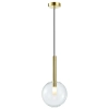 Kulista lampa wisząca NIKO GOLD ML0328  do jadalni kula złota