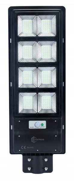 Solarna uliczna latarnia 298 Domeno LED 360W 6000K IP66 metalowa czarna
