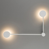 Lampa ścienna Orbit 10637 Nowodvorski płaski podwójny biały