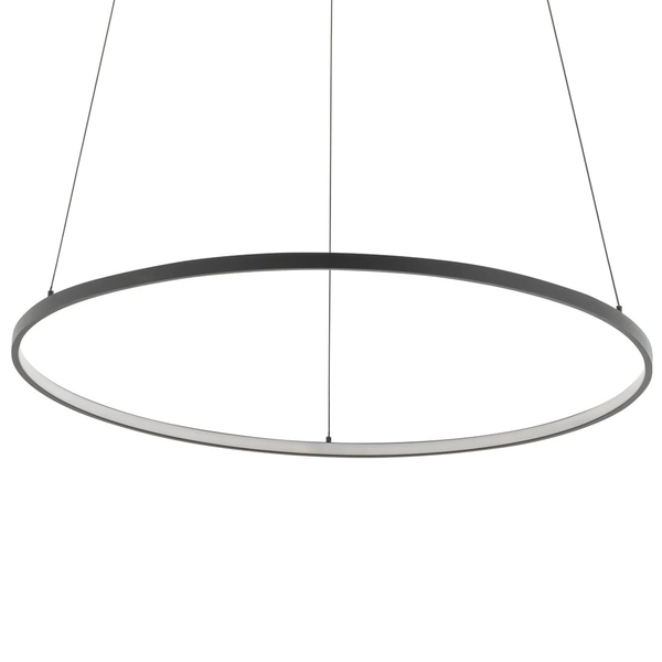 Lampa ring wisząca salonowa Circolo 10812 Nowodvorski LED 21W 3000K czarna