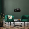 Lampa wisząca do jadalni Tornado 1118 Zumaline nad wyspę czarna OUTLET